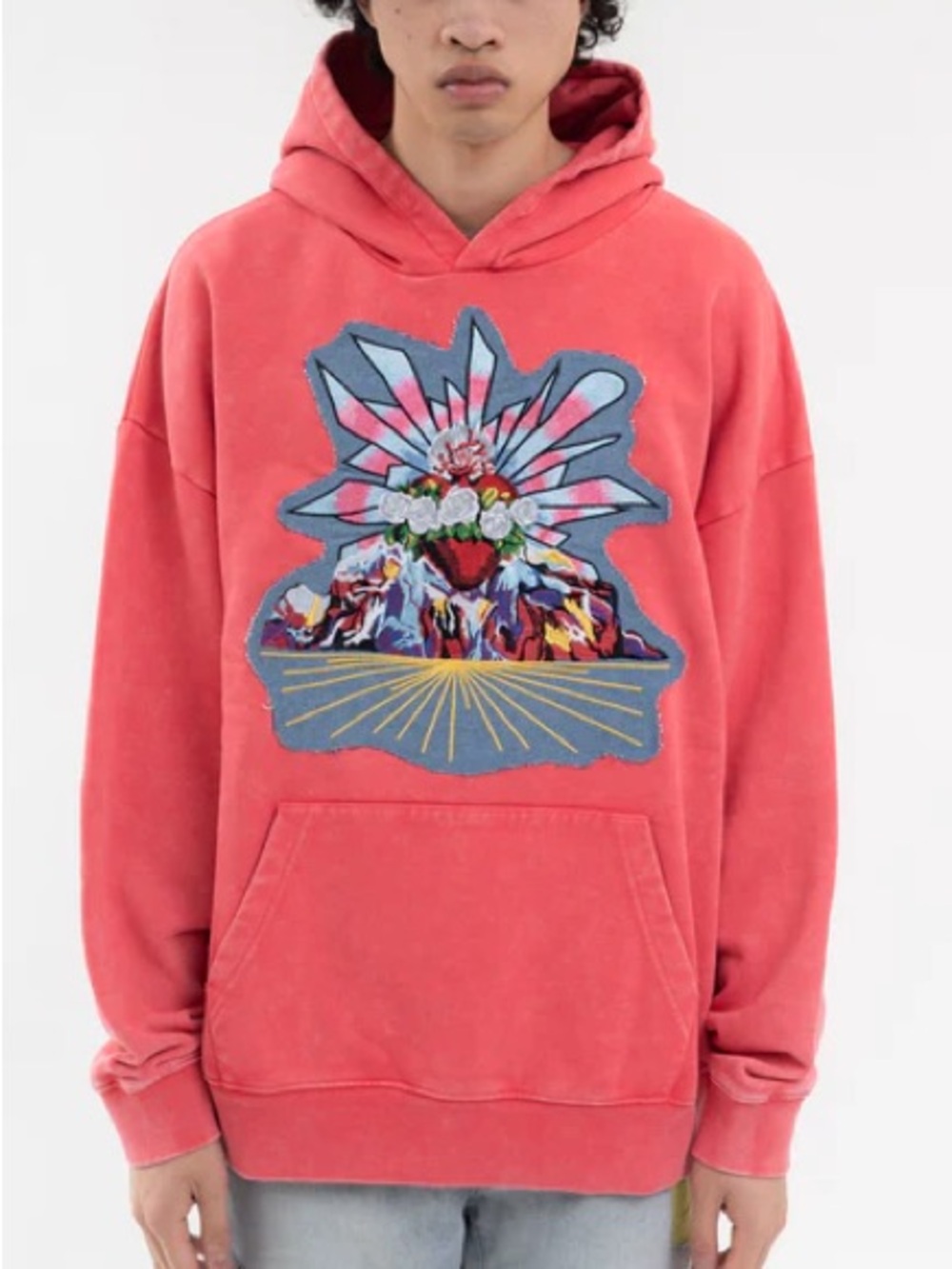NWT RICHGAINER Patchwork Hoodie
